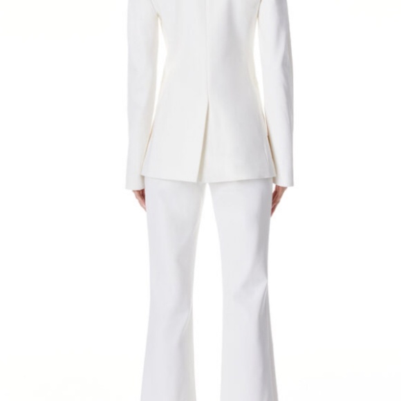 NEW WITH TAGS Alice & Olivia Breann fitted blazer off white size 0 - Picture 2 of 10